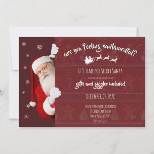 Soirée Secret Santa – Invitation Cadeaux et Rires