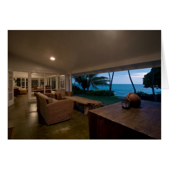 Soirée sur la Lanai (Devant horizontal)