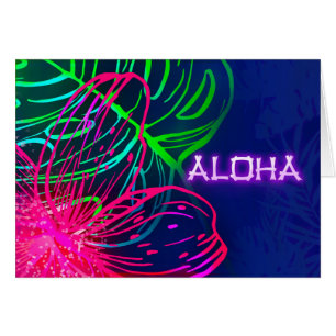Soirée Tropicale Luau Électrique Néo-Aloha Party