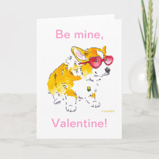 Sois À Moi, Valentine ! Carte Corgi