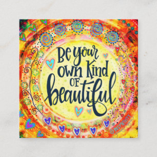 "Sois belle" Cartes de bonté d'inspiritisme
