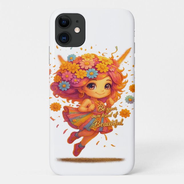 "Sois brillant, Sois beau" Floral Fairy coque ipho (Dos)