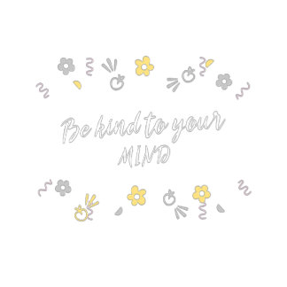 Sois gentil avec ton esprit T-shirt santé mentale