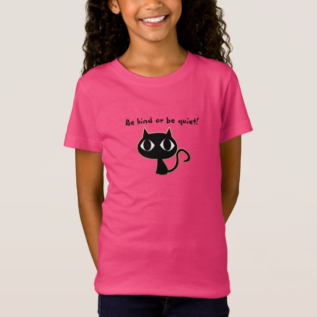 Sois gentil ou sois un t-shirt enfant tranquille (Devant)