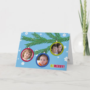 Sois Joyeux ! Carte de voeux de Noël