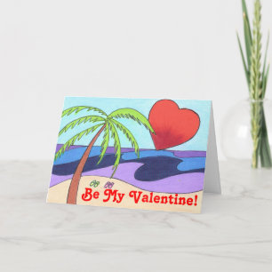 Sois Ma Saint-Valentin ! carte de voeux