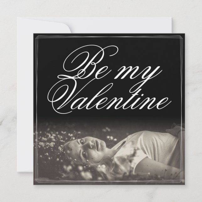 Sois ma Saint-Valentin - jeune femme allongée (Devant)