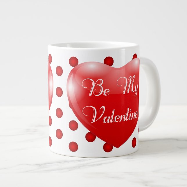 Sois ma tasse Jumbo Valentine (Devant droit)