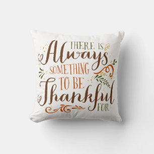 Sois Merci Whimsical Script   Coussin de Thanksgiv