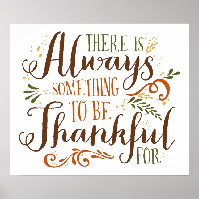 Sois Merci Whimsical Script | Poster de Thanksgivi (Devant)