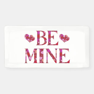 Sois Mien Bannière Vinyle 2x1 Saint Valentin