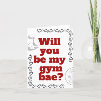 Sois mon âme sœur de gym Carte de la Saint-Valenti