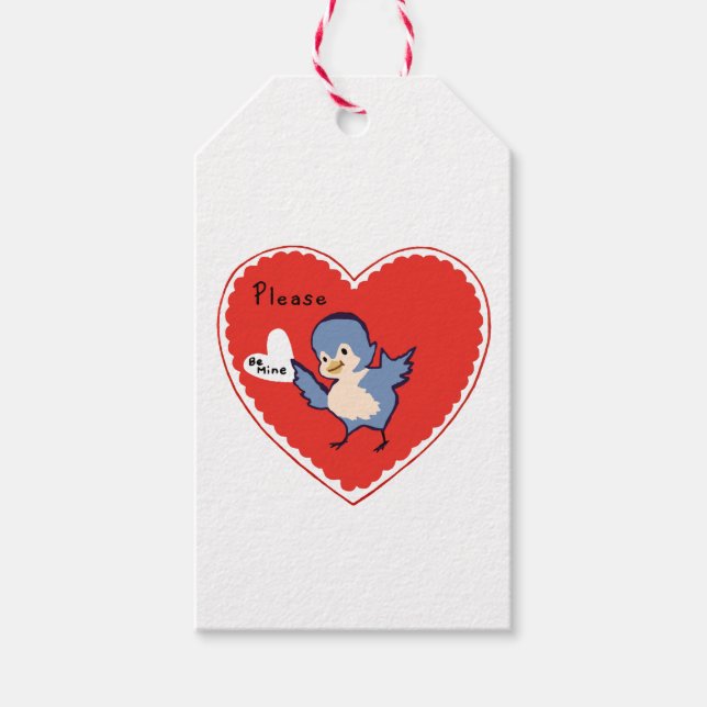 Sois Mon Cadeau De La Saint-Valentin Étiquette De  (Devant)