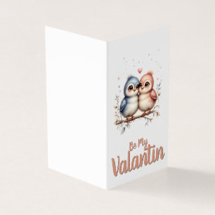 Sois mon Valentin – Jolies tourterelles d'amour po