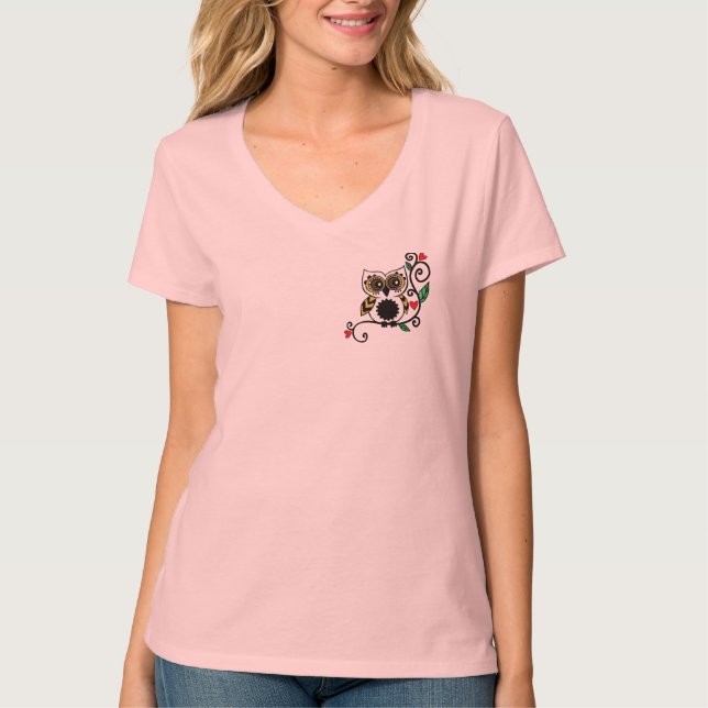 Sois toi-même T-shirt col V (Devant)