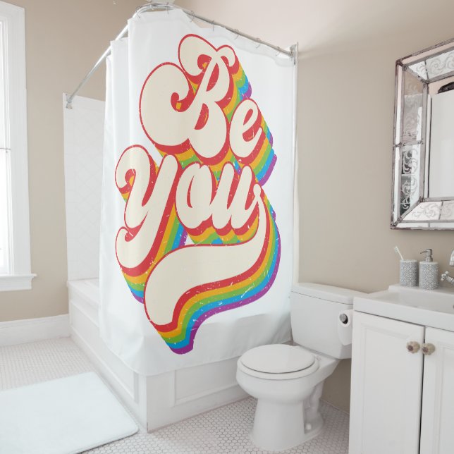 Sois Toi ! Rideau de douche (En situation)