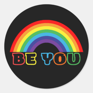 Sois toi Sticker rond classique