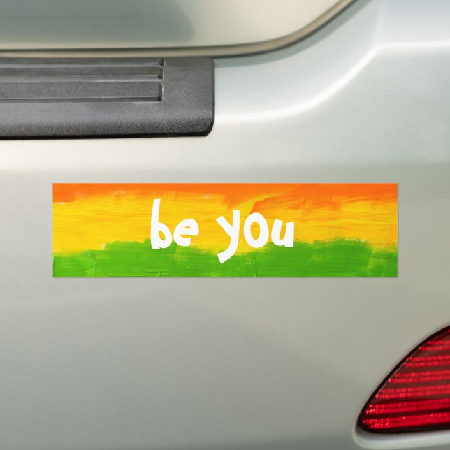 Soit vous Couleurs Arc-en-ciel Sticker de pare-cho (En voiture)