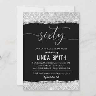 Soixante Diamond Invitation Anniversaire