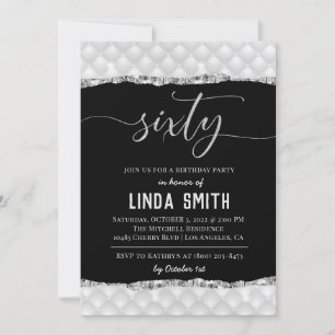 Soixante Diamond Invitation Anniversaire