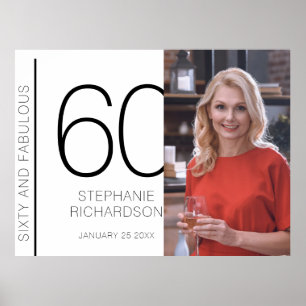 Soixante et Fabuleux Affiche Photo de 60e Annivers