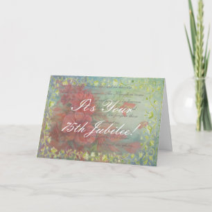 Soixante-quinzième cartes et cadeaux de jubilé de