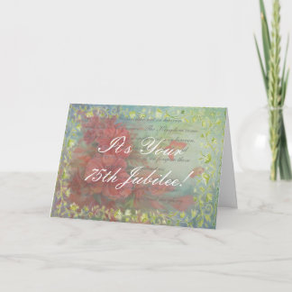 Soixante-quinzième cartes et cadeaux de jubilé de