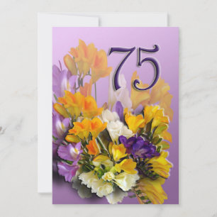 soixante-quinzième Invitation de fête