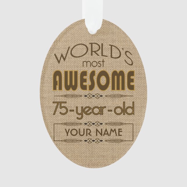 soixante-quinzième Monde de célébration (devant)