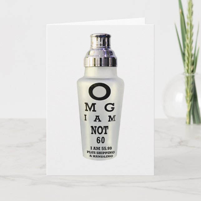 Soixantième carte d'anniversaire (Devant)