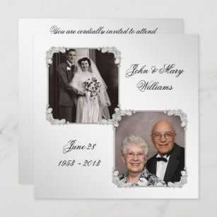 Invitations Faire Part Cartes Noces Diamant Zazzle