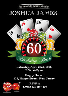 Invitations Faire Part Casino Zazzle Fr