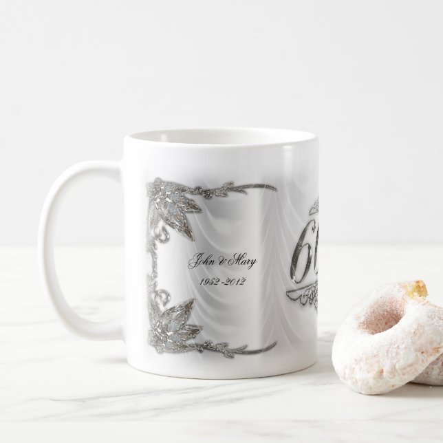 soixantième Tasse d'anniversaire de mariage (Avec donut)