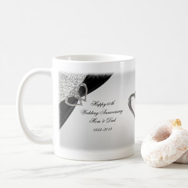 soixantième Tasse d'anniversaire de mariage (Avec donut)