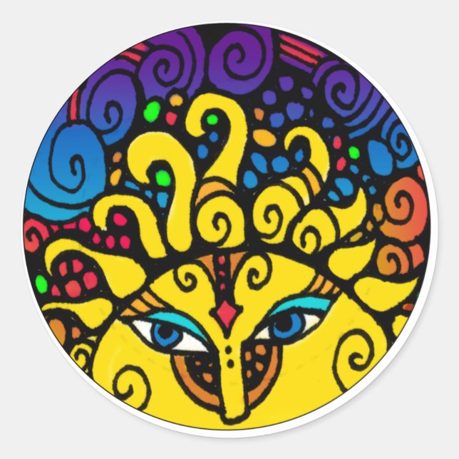 Sol / El Sol lunatique 20 autocollants de comptage (Devant)