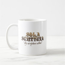 "SOLA SCRIPTURA" (vers de w/bible) tasse de