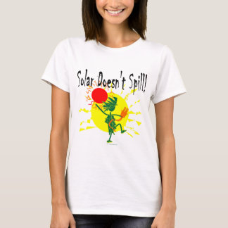 Solaire ne renverse pas le T-shirt et plus