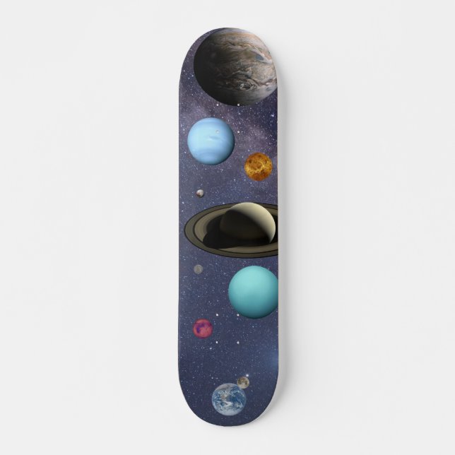 Solar system planets Skateboard (Devant)