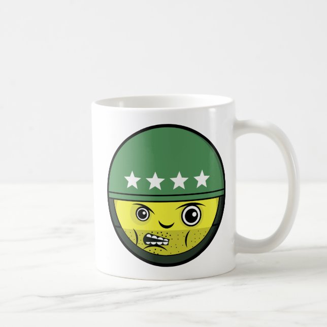 Soldat Face Café Mug (Droite)