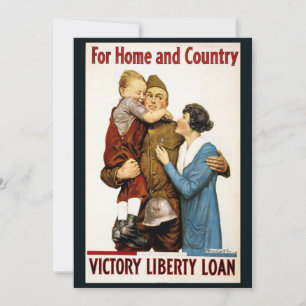 Soldat patriotique vintage pour le Victory Liberty