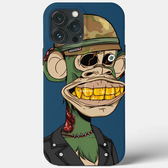 Soldat singe Zombie iPhone / coque ipad (Verso)
