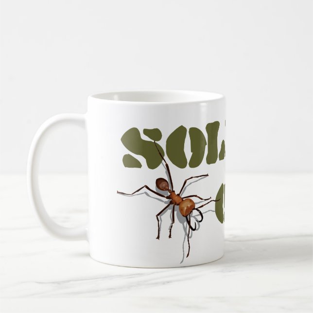 Soldat sur la tasse (Gauche)