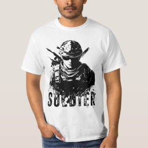 Soldat   t-shirt de jeu