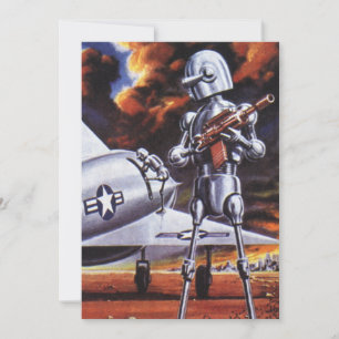 Soldats de robots militaires de science-fiction vi