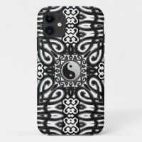 Solde noir blanc Yin Yang Décor iPhone 5 Coque