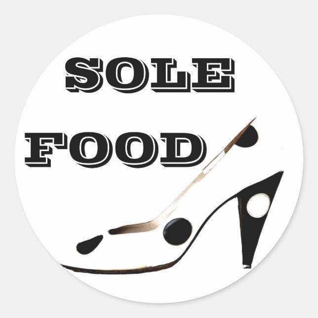 "Sole Food" chaussures autocollants fanatiques (Devant)