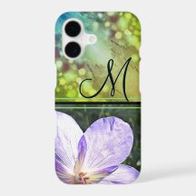 Soleil à fleurs violettes (monogramme)