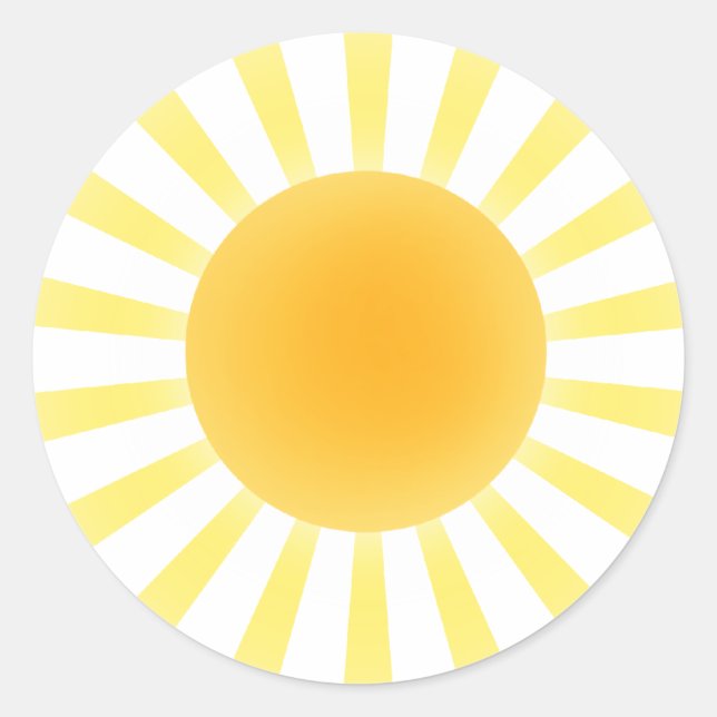 Soleil - autocollants (Devant)