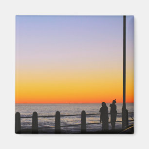 Soleil Coucher Sea Ocean Friends Magnet