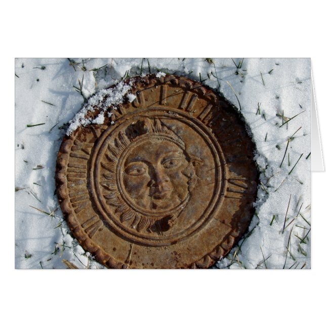 Soleil dans la neige Allons quelque part chaud (Devant horizontal)